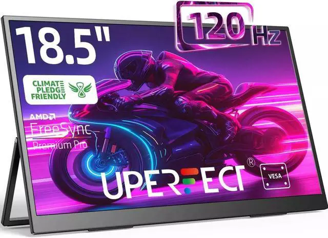 Main image of NEWSOUL 120Hz Gaming Monitor 18.5" 1920x1080 Portable Monitor USB-C Monitor Freesync Gaming Screen For Xbox PS 5