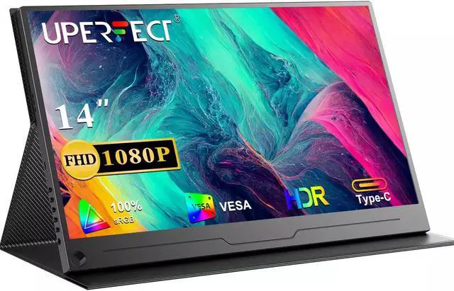 Main image of NEWSOUL 14" Portable Monitor 1080P HDMI USB C Display FHD Screen For Laptop PC and Game Xbox PS