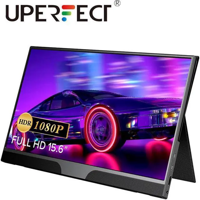 Main image of UPERFECT Portable Monitor for Laptop 15.6" FHD 1080P, Second External USB C HDMI Monitor, Travel Monitor for PS5