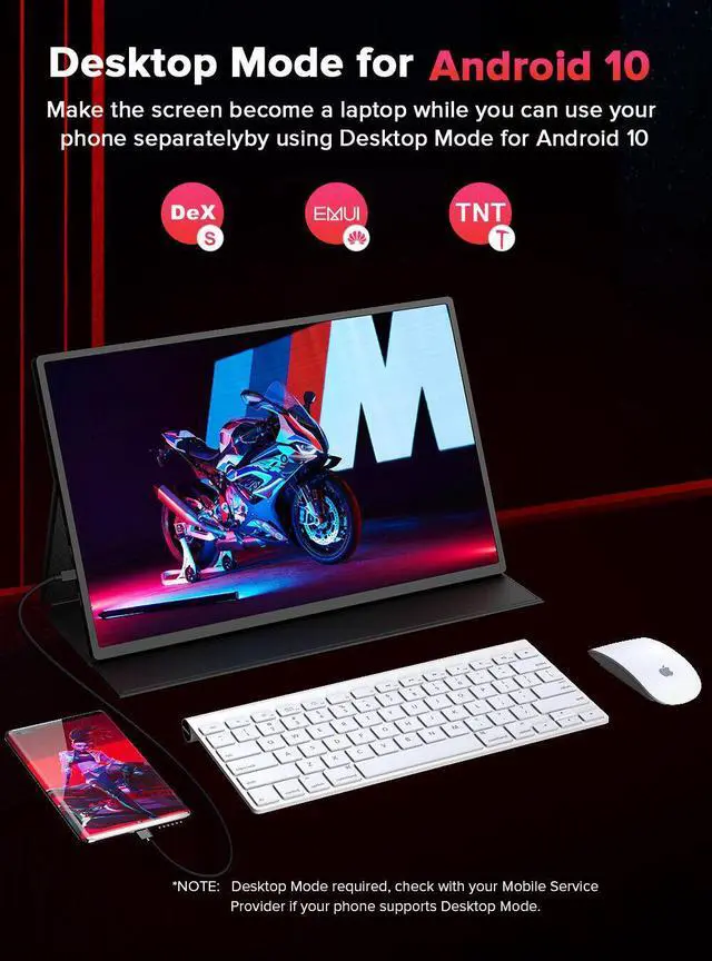 Alt view image 4 of 7 - UPERFECT Portable Monitor 2K 144HZ 16" QHD 500 Nits Portable Gaming Monitor FreeSync Eye Care External Second Screen for Xbox, PS5, Switch