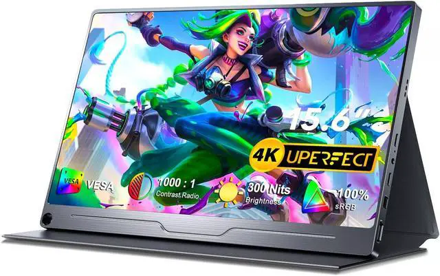 Main image of UPERFECT 15.6" 4K HDR IPS Monitor UHD Screen Second Monitor no Frame for switch