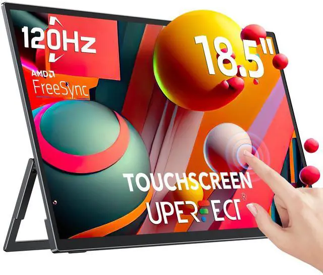UPERFECT Portable Monitor 18.5-inch 120HZ Touchscreen 100