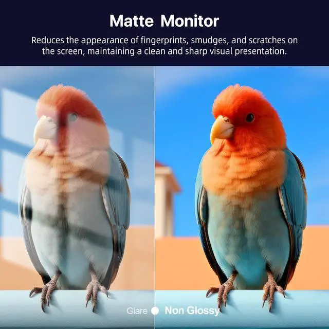 Alt view image 5 of 7 - UPERFECT 15.6" 1080P FHD Portable Monitor with USB-C, HDMI, VESA & Smart Case - Matte IPS Display for Switch/PS5/PC/Phone White Monitor