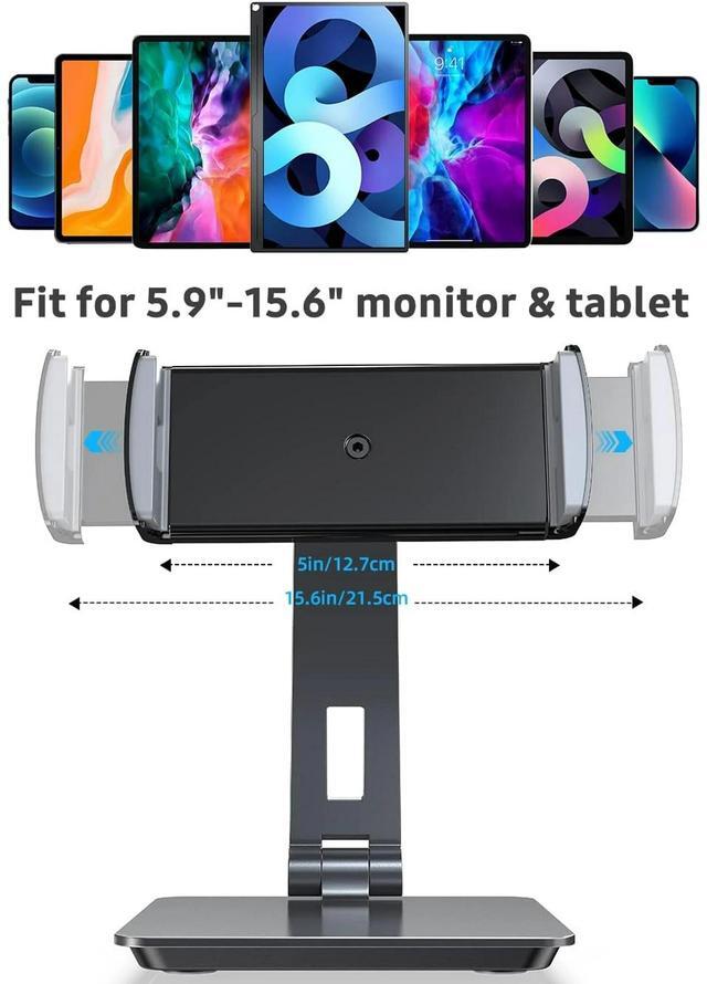 Alt view image 6 of 7 - UPERFECT Portable Monitor Adjustable Stand for 7"-15.6" Monitor Tablet, Heavy Duty Aluminum