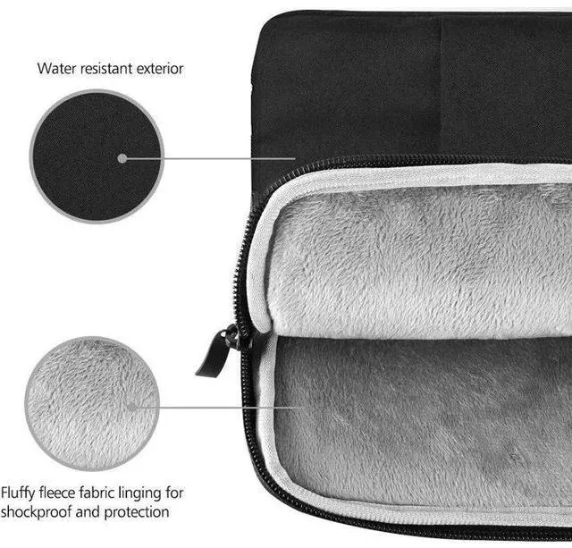 Alt view image 6 of 7 - UPERFECT 16.1 Inch Laptop Sleeve Protective Case Polyester Monitor Case Carrying Bag Sleeve