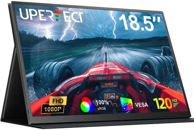 Main image of UPERFECT 18.5" 1080P Portable Monitor 120Hz Portable Gaming Monitor Switch Display w/VESA and Smart Cover For Xbox One