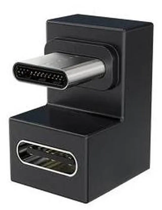 Main image of UPERFECT Adapter USB C Female to USB Male Adapter | U-Shape 180° Flip Design | 144Hz 4K 10Gbps | Cable Management Solution for Monitors & Laptops