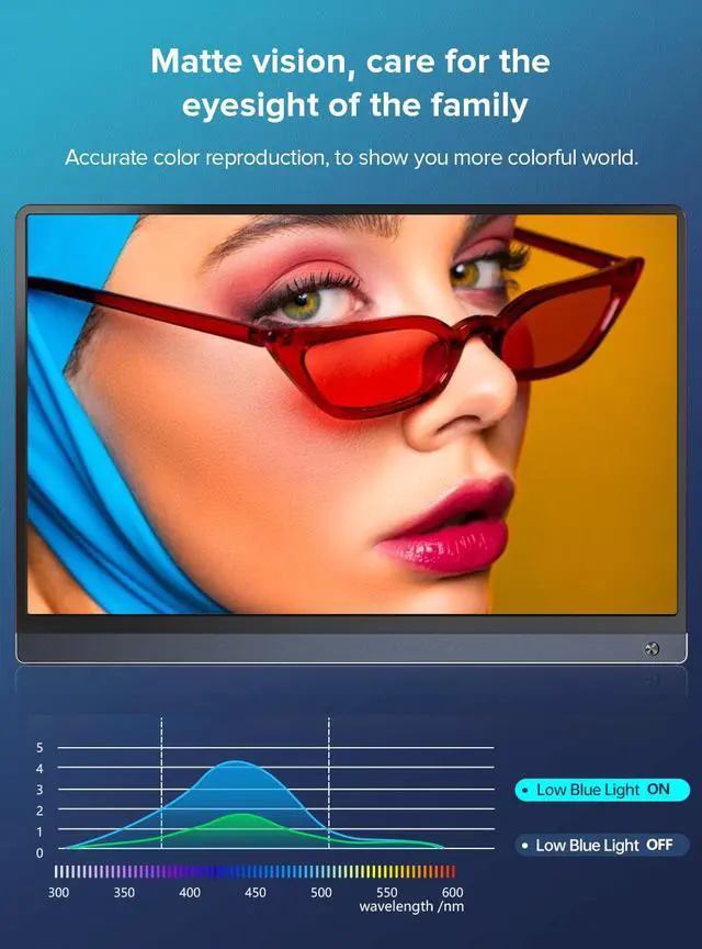 Alt view image 5 of 7 - UPERFECT 15.6" Portable Monitor 120Hz Touchscreen | 1080P IPS HDR | 10800mAh Battery, Reverse Charging | Quad Speakers, Smart Case | Single Cable Connectivity for Work & Gaming