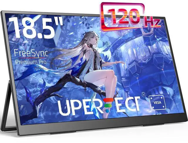 Main image of UPERFECT 120Hz Gaming Monitor 18.5" 1920x1080 Portable Monitor USB-C Monitor Freesync Gaming Screen For Xbox PS 5