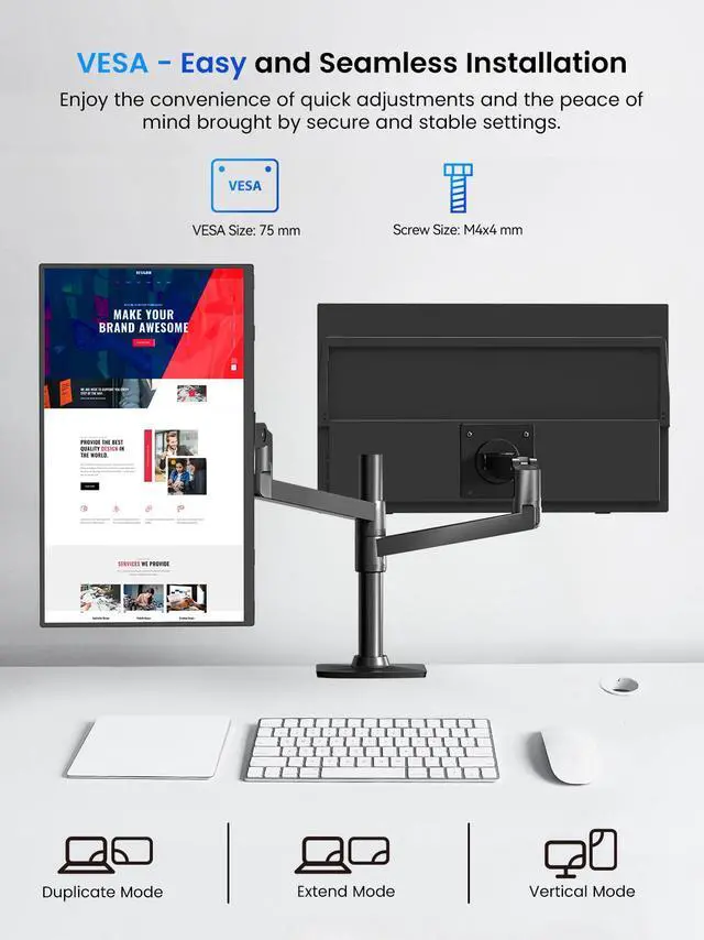Alt view image 4 of 7 - UPERFECT 15.6" Portable Monitor 1080P FHD, 125% sRGB, 350Nits, USB-C HDMI, w/Stand - Universal Laptop/Phone/Gaming Monitor