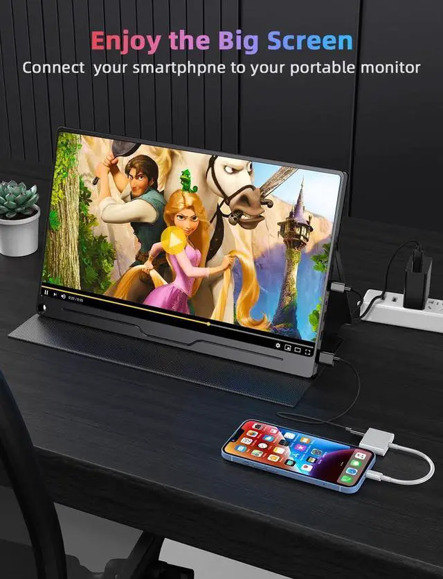 Alt view image 5 of 7 - UPERFECT Lightning to HDMI Adapter [Driver-Free] for iPhone 15/14/13/12/11/X/8/7, iPad, iPod - 1080P Plug & Play Sync Screen to TV/Monitor/Projector - Aluminum Portable Digital AV Converter