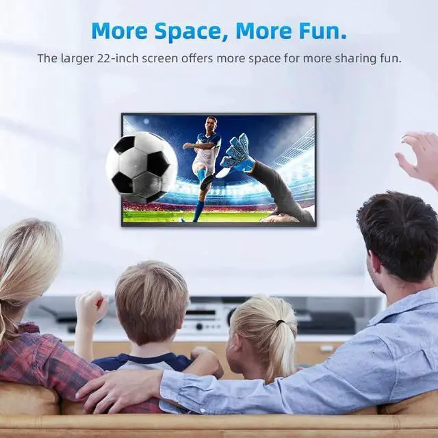 Alt view image 7 of 7 - UPERFECT 22" Portable Monitor 2560*1440 2K QHD LCD Game Display IPS Panel USB C HDMI Computer Screen with VESA