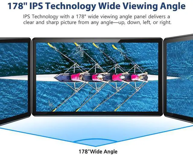 Alt view image 6 of 7 - UPERFECT  15.6" Touchscreen Gaming Monitor with Built-in Stand, 1080P FHD IPS Display, USB-C, HDMI, & 10-Point Capacitive Touch for Laptop, MacBook, Phone, PS4/5, Switch, Xbox