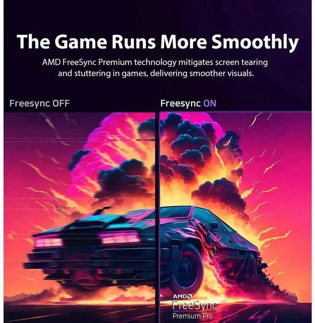 Alt view image 3 of 7 - UPERFECT 17.3" Portable Monitor 2560*1440 144Hz FreeSync Gaming Monitor for PS5 Xbox