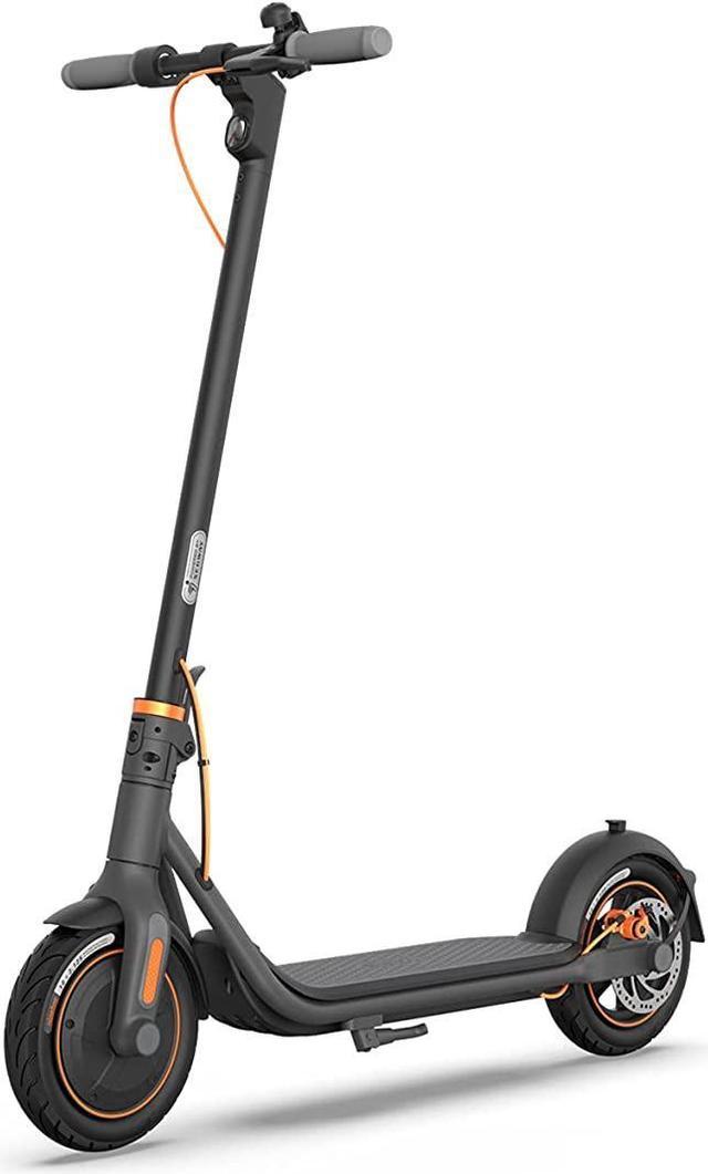 Refurbished: Segway Ninebot F40 Electric Kick Scooter, 300W-700W Motor,  12.4-40.4 Mi Range & 15.5-18.6 MPH, 10-inch Tire, Dual Braking System and  Cruise Control, Electric Commuter Scooter 