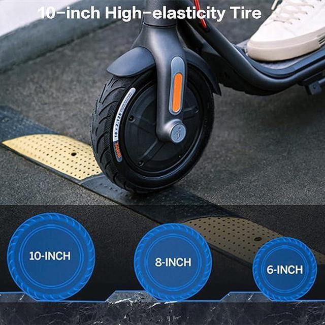 Alt view image 4 of 6 - Segway Ninebot F40 Electric Kick Scooter, 300W-700W Motor, 12.4-40.4 Mi Range & 15.5-18.6 MPH, 10-inch Tire, Dual Braking System and Cruise Control, Electric Commuter Scooter