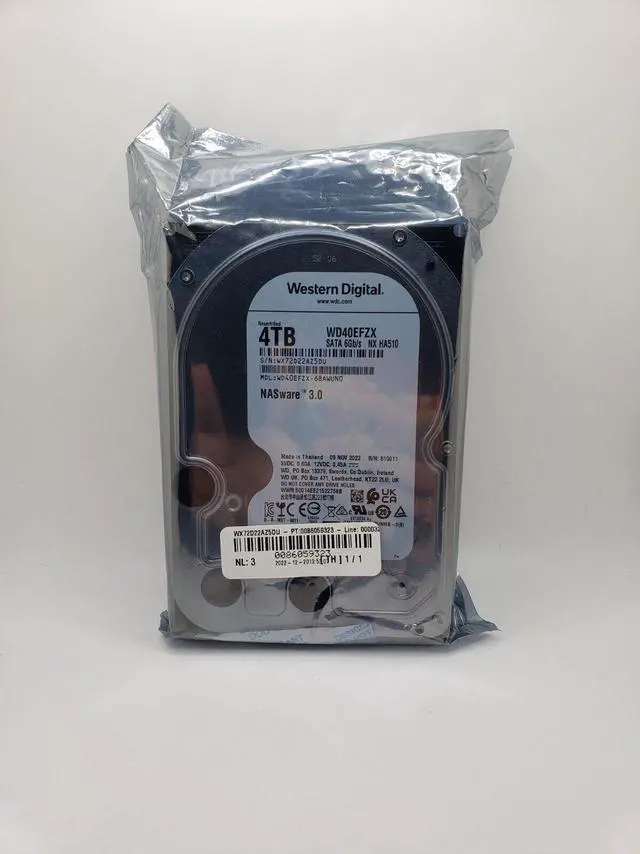 Alt view image 4 of 5 - Western WD40EFZX Digital Red Plus WD40EFZX 4 TB Hard Drive - 3.5" Internal - SATA (SATA/600) - Conventional Magnetic Recording (CMR) Method