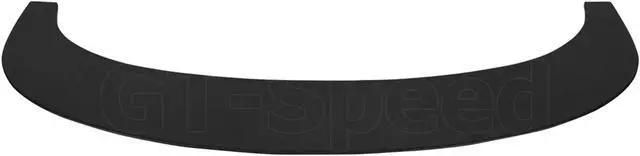Main image of GT-Speed Universal V2 Style (Non-Vehicle Specific) 67"L x 23.5"D PU Front Bumper Lip Splitter - Single Pack, Unpaint Black, Come with Hardware