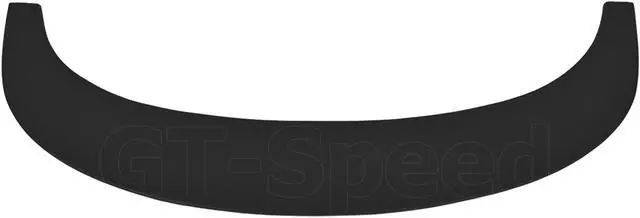 Alt view image 2 of 5 - GT-Speed Universal V2 Style (Non-Vehicle Specific) 67"L x 23.5"D PU Front Bumper Lip Splitter - Single Pack, Unpaint Black, Come with Hardware