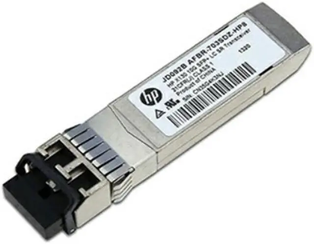 Main image of HP JD092B X130 10G SFP+ LC SR Transceiver, Silver
