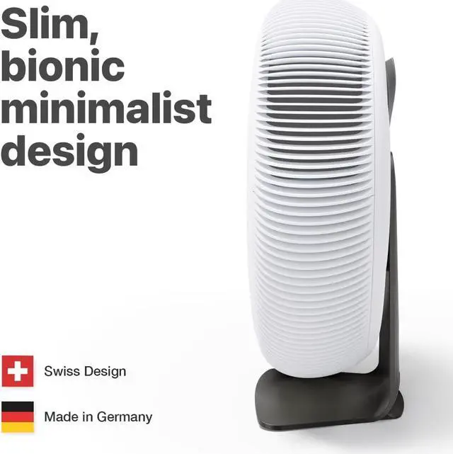 Alt view image 2 of 7 - IQAir Atem X Air Purifier for Large Room in Home, Kitchen, Living Room, Office up to 1650 sq. ft., HyperHEPA Filters Viruses, Bacteria, Allergies, Asthma, Mold, Pets, Dust, Odor; Made in Germany
