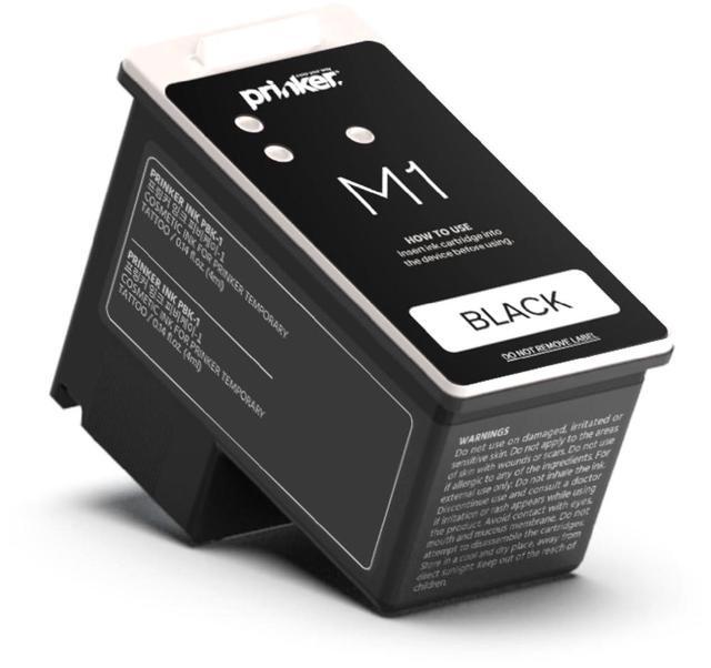 Alt view image 3 of 6 - Prinker M Black Temporary Tattoo Printer, Custom Tattoos in Seconds, Water-Resistant and Soap-Washable, Android & iOS Compatible, Fun & Easy, Festivals Parties Events, Black Cosmetic Ink Included