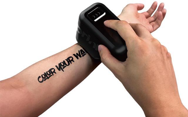 Alt view image 5 of 6 - Prinker M Black Temporary Tattoo Printer, Custom Tattoos in Seconds, Water-Resistant and Soap-Washable, Android & iOS Compatible, Fun & Easy, Festivals Parties Events, Black Cosmetic Ink Included
