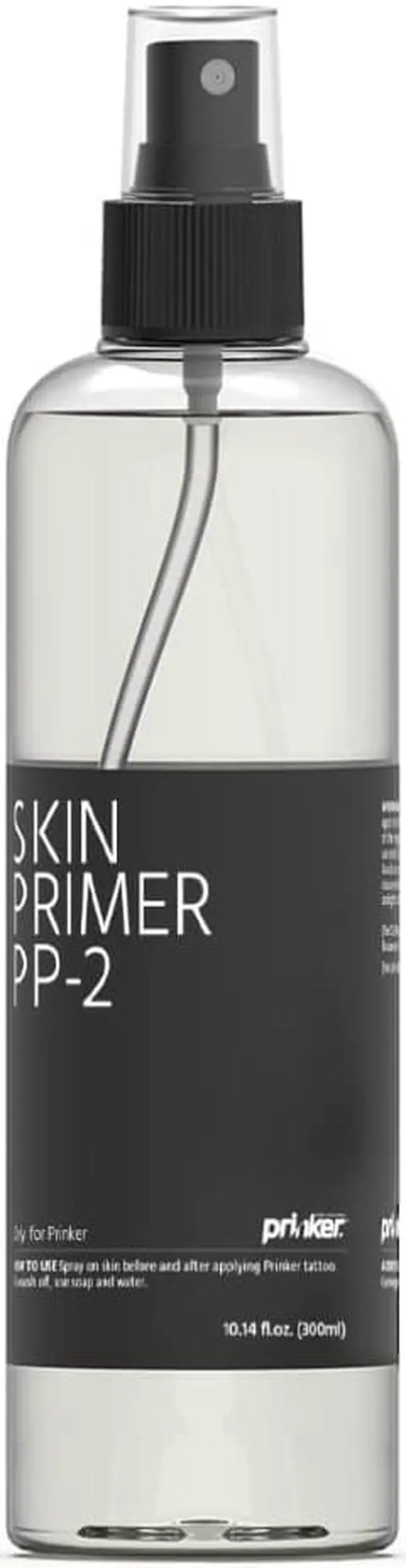 Alt view image 3 of 3 - Prinker S Temporary Tattoo Black Ink Refill Set with Premium Cosmetic Black Ink Cartridge and Skin Primer - Compatible with Prinker S device