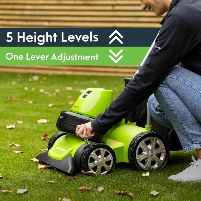 Alt view image 4 of 6 - GreenSweep Vac & Blow Compact 3-in-1 Vacuum, Blower & Mulcher for Small Yards, Artificial Lawns, Grass, Patios & Driveways, Up to 1,500 Sq Ft, 45L Collection Bag