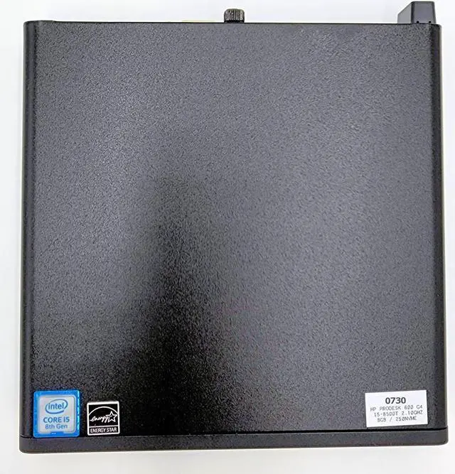 Alt view image 2 of 7 - HP PRODESK 600 G4 MINI PC i5-8500T 8GB RAM 256GB NVME WIN11PRO WIFI EXTRAS