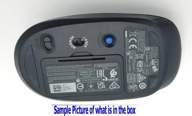 Alt view image 6 of 6 - NEW OEM HP SLIM WIRELESS BLACK KEYBOARD AND MOUSE COMBO W/BATTERIES