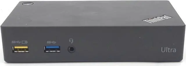 Alt view image 3 of 7 - LENOVO THINKPAD USB 3.0 ULTRA DOCK DK1523 03X7131 40A8 DOCKING STATION W/EXTRAS