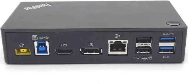 Alt view image 4 of 7 - LENOVO THINKPAD USB 3.0 ULTRA DOCK DK1523 03X7131 40A8 DOCKING STATION W/EXTRAS