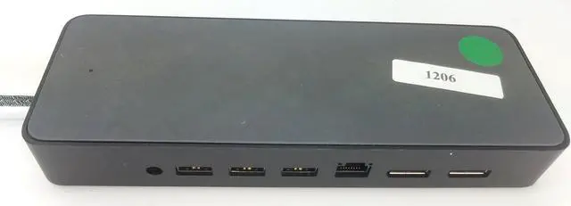 Alt view image 6 of 7 - HP HSA-B005DS USB-C UNIVERSAL DOCK W/ 90W AC ADAPTER