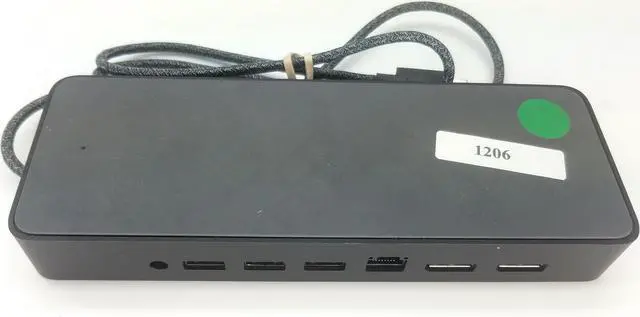 Alt view image 7 of 7 - HP HSA-B005DS USB-C UNIVERSAL DOCK W/ 90W AC ADAPTER