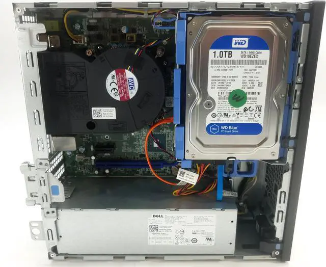 Alt view image 4 of 5 - DELL OPTIPLEX 3050 i5-7500 3.40GHz 8GB RAM 256GB M.2 NVME AND 1TB HDD DVD/RW WIN10P EXTRAS