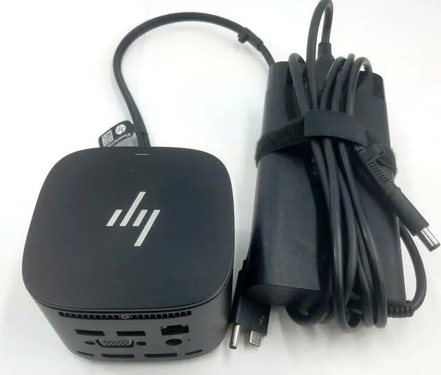 Alt view image 7 of 7 - HP THUNDERBOLT DOCK 230W G2 COMBO CABLE HSN-IX01 230W AC ADAPTER TESTED CLEAN