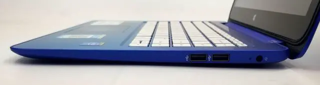 Alt view image 4 of 7 - HP STREAM NOTEBOOK PC 13 CELERON N2840 2.16GHz 2GB RAM 30GB SSD 13.1" WIN10P EXTRAS TOUCHSCREEN BLUE