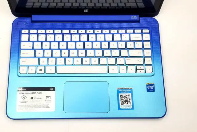 Alt view image 2 of 7 - HP STREAM NOTEBOOK PC 13 CELERON N2840 2.16GHz 2GB RAM 30GB SSD 13.1" WIN10P EXTRAS TOUCHSCREEN BLUE