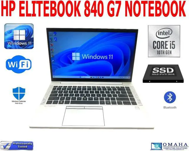 Main image of HP ELITEBOOK 840 G7 NOTEBOOK 14"  i5-10310U 1.70GHz 16GB RAM 512GB SSD WIFI/BT WIN11 PRO EXTRAS