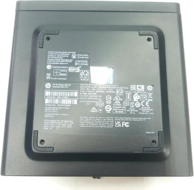 Alt view image 2 of 6 - HP PRODESK 600 G6 BUSINESS MINI PC i5-10500 3.10GHz 16GB RAM 1TB SSD WIN11 PRO WIFI/BT EXTRAS v3
