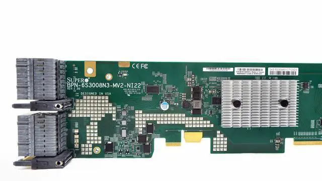 Alt view image 2 of 7 - SUPERMICRO BPN-653008N3-MV2-NI22 X2 240GB DUAL M.2 NVME PCIe SERVER ADAPTER BOARD TESTED WORKING