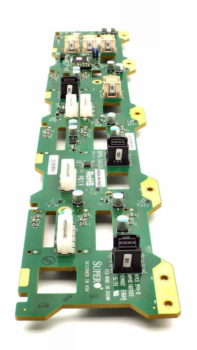 Alt view image 4 of 4 - SUPERMICRO BPN-SAS3-826A-N4-NI22 12-PORT SAS3 SATA3 NVME SERVER BACKPLANE