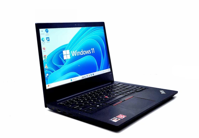 Alt view image 3 of 5 - LENOVO THINKPAD E495 LAPTOP AMD RYZEN 5 3500U 14" 2.10GHz 16GB RAM 256GB NVMe WIN11 PRO WIFI