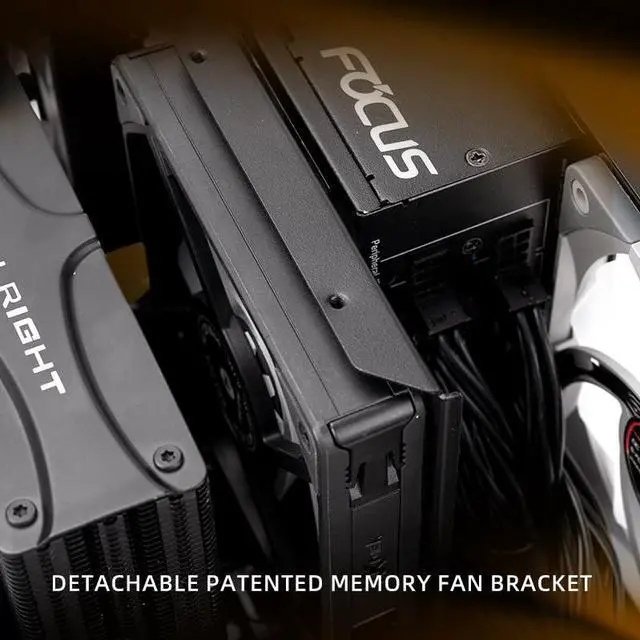 Alt view image 5 of 6 - Mechanic Master Cool Cube Series C25Plus Mini-ITX Case/Alumium/Steel/GPU Length Within 269mm, ATX14cm/SFX/L PSU Computer Case