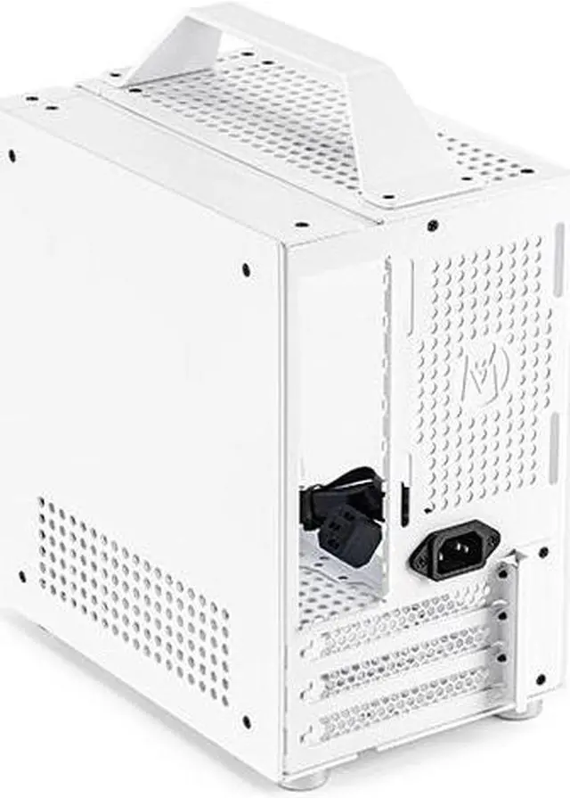 Alt view image 5 of 7 - Mechanic Master C24 Small Cube Sugar Mini-ITX Chassis / Alumium / Steel / Temered Glass ITX Small Form Factor Computer Case White