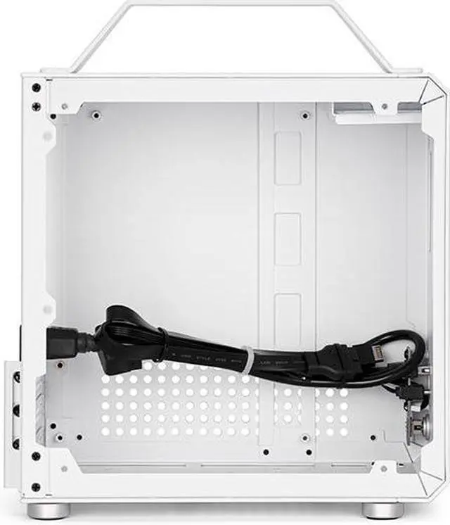 Alt view image 6 of 7 - Mechanic Master C24 Small Cube Sugar Mini-ITX Chassis / Alumium / Steel / Temered Glass ITX Small Form Factor Computer Case White