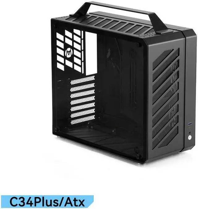 Mechanic Master C34Plus Portable Desktop ATX Case with