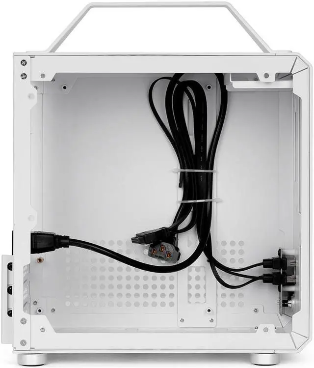 Alt view image 5 of 7 - Mechanic Master Cool Cube Series C24 Mini-ITX Case/Alumium/Steel/GPU Length Within 245mm, SFX/L PSU Computer Case (Polar White Classic Version)