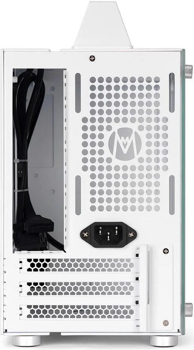 Alt view image 4 of 7 - Mechanic Master Cool Cube Series C24 Mini-ITX Case/Alumium/Steel/GPU Length Within 245mm, SFX/L PSU Computer Case (Polar White Classic Version)